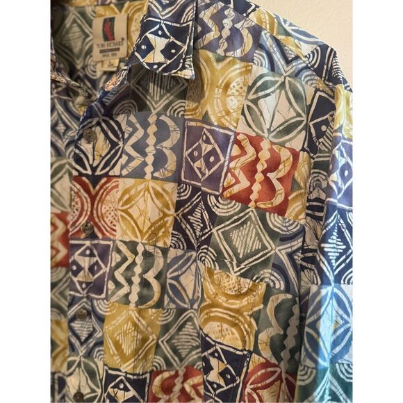 VTG Tori Richard Honolulu Men’s Multicolor Hawaiian Button-Down Shirt - Large - Picture 3 of 7